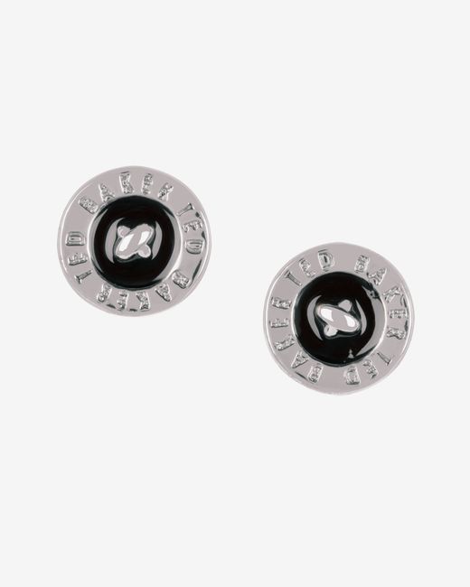 Ted Baker Daisii Silver Colour ted baker enamel button stud earrings in silver silver Ted Baker Daisii Silver Colour ted baker enamel button stud earrings in silver silver