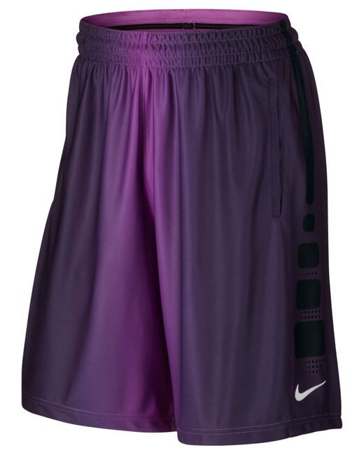 Nike Men's Elite Dri-fit Basketball Shorts in Purple for Men (Court ...