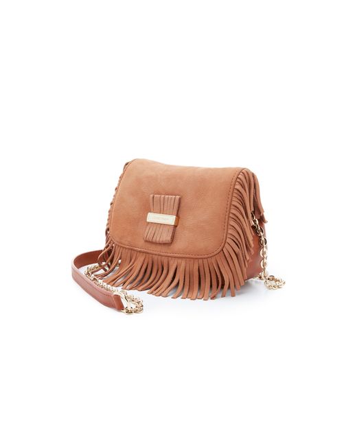 See by chlo Rosita Suede And Leather Shoulder Bag in Brown | Lyst  