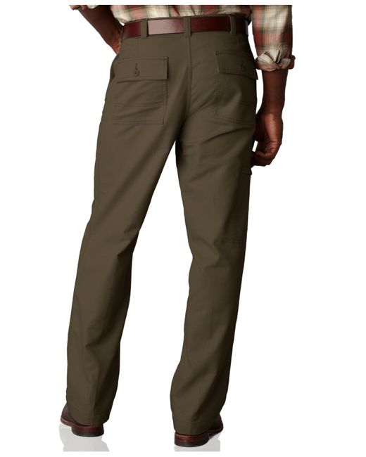 Dockers Comfort Khaki Cargo Big And Tall Classic Fit Flat Front Pants ...