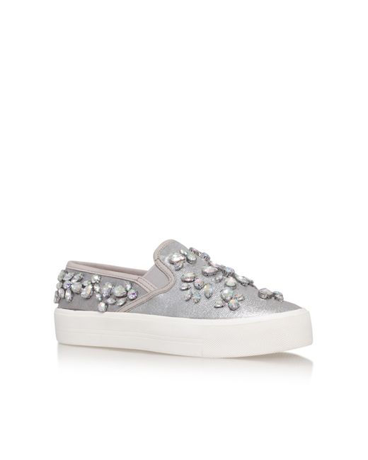 kurt geiger carvela slip on trainers
