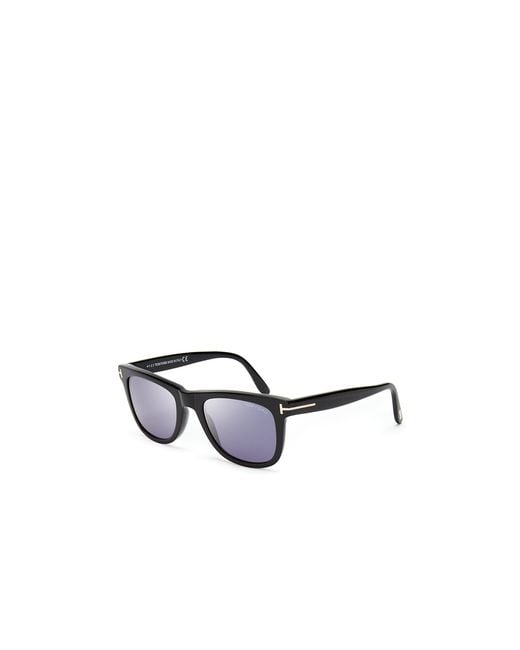 Tom Ford Leo Wayfarer Sunglasses 52mm In Black For Men Lyst 