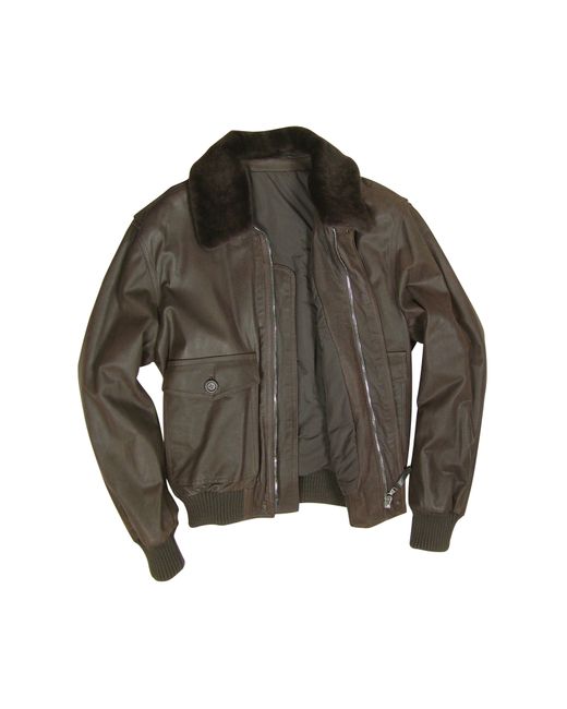 Forzieri Men S Dark Brown Genuine Leather Er Jacket In Forzieri Men S Dark Brown Genuine Leather Er Jacket For