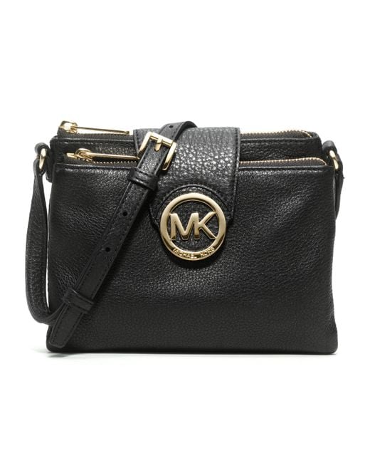 Michael michael kors Fulton Large Crossbody Bag in Black