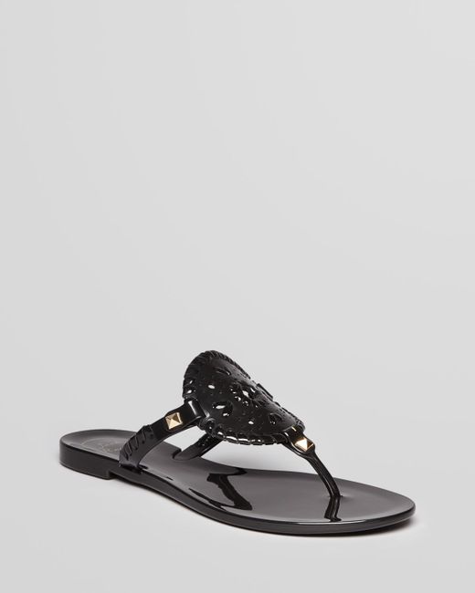 jack rogers black jelly sandals