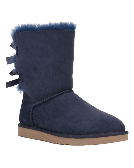 Ugg Bailey Bow Boot in Blue (NAVY) | Lyst