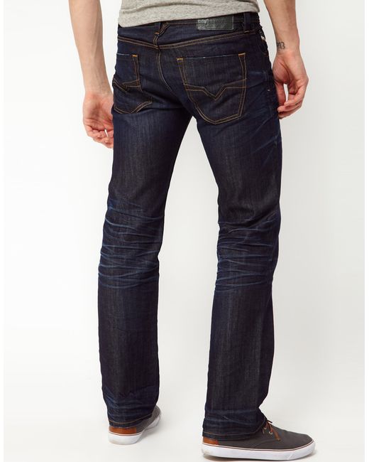 Diesel Jeans Larkee Straight Fit 0806w Dark Wash in Blue for Men Save