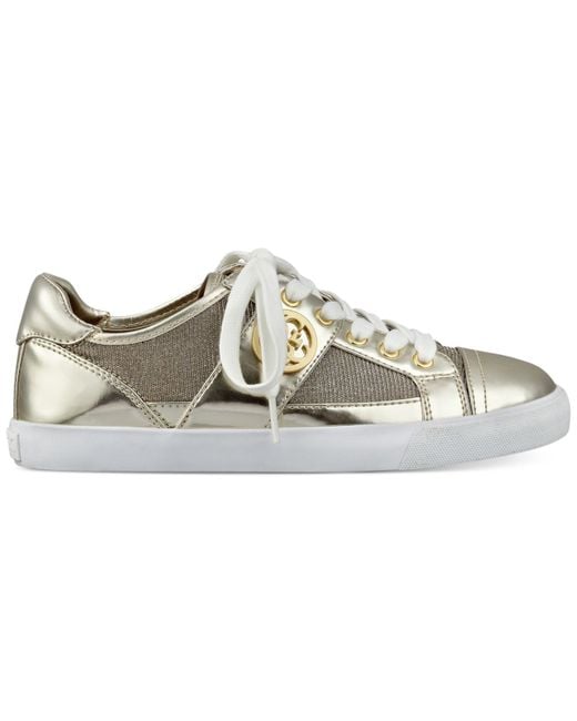 guess gold sneakers