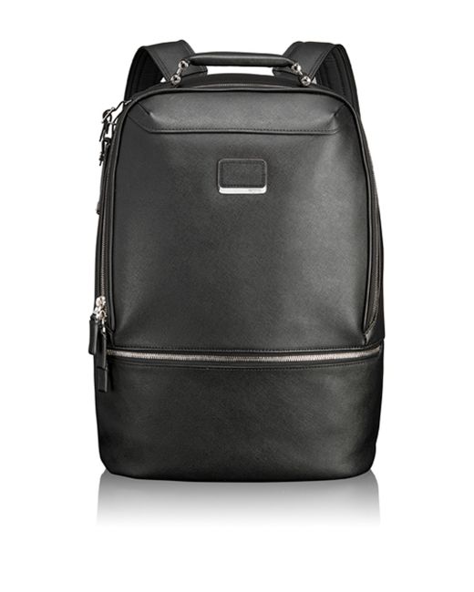Tumi Astor Stratford Leather Backpack in Black | Lyst