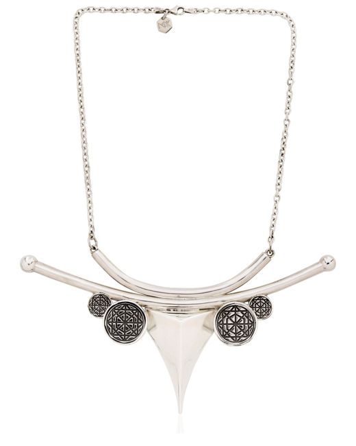 Meadowlark Thorn Necklace in Silver Lyst