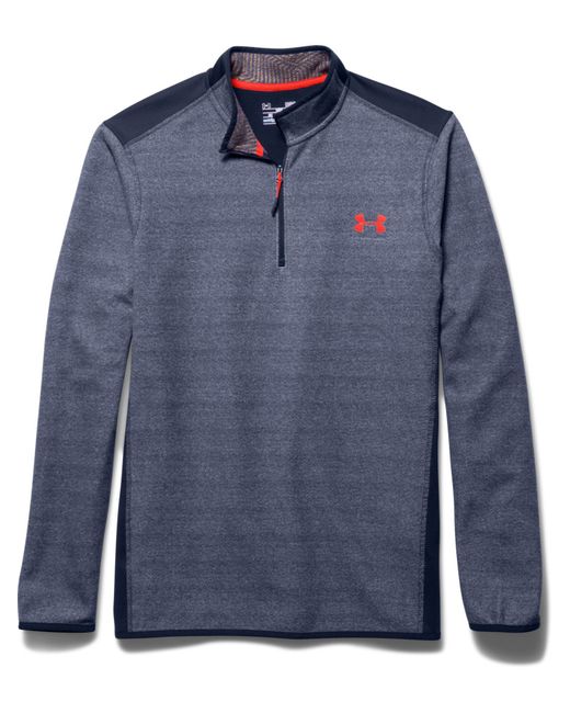 under armour blue half zip
