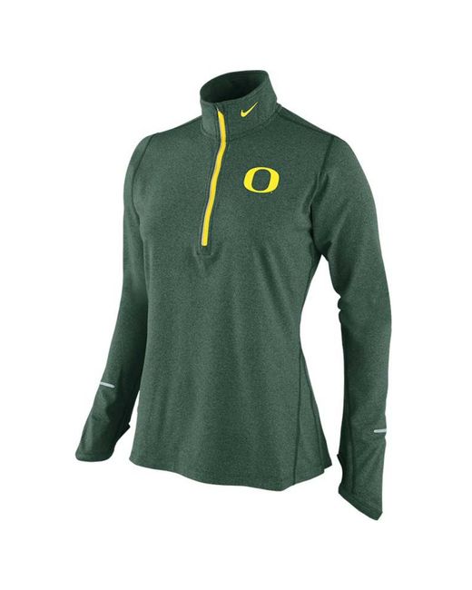 Download Nike Women's Oregon Ducks Heathered Half-zip Pullover ...