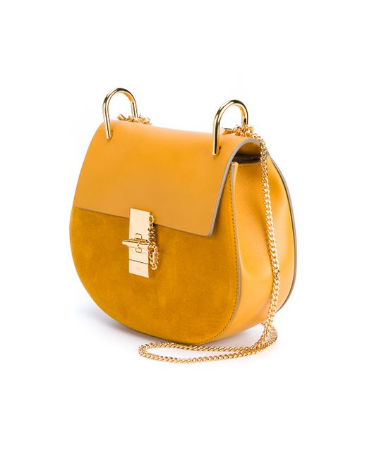 chloe purse prices - Chlo Drew Small Leather Bag in Yellow | Lyst