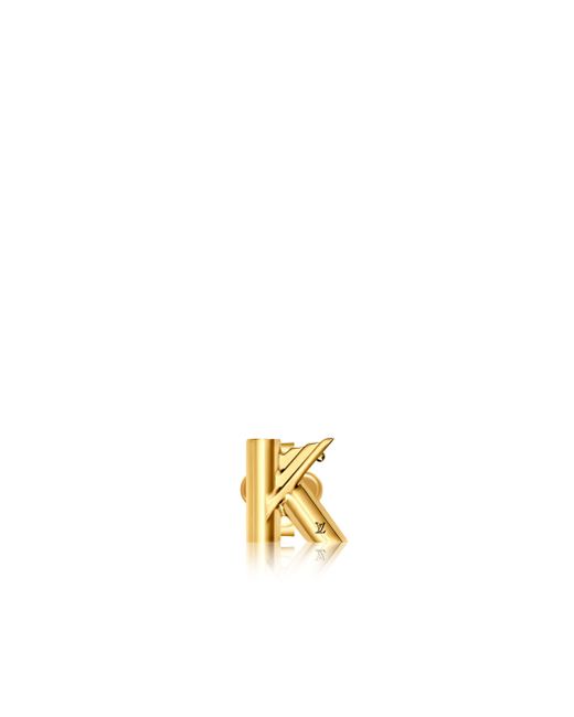 Louis vuitton Lv & Me Earring, Letter K in Gold | Lyst