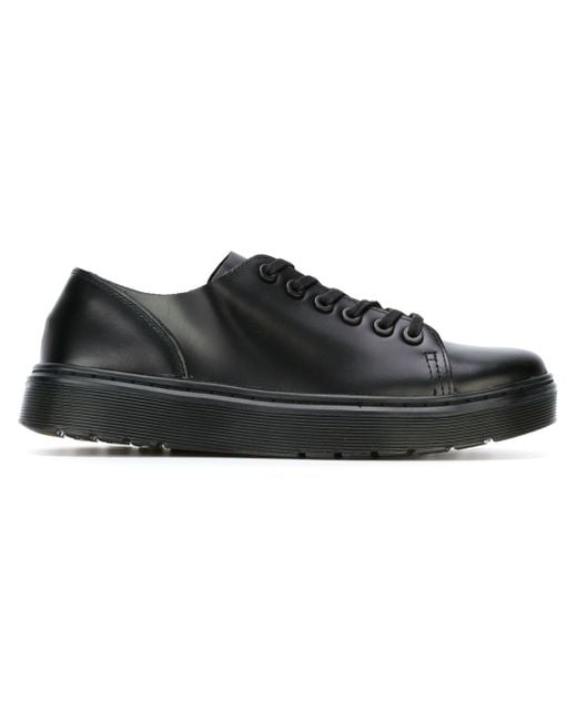 Dr. martens Dante Leather Lace-Up Shoes in Black | Lyst