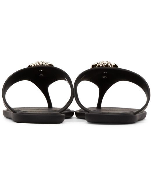versace medusa flip flops