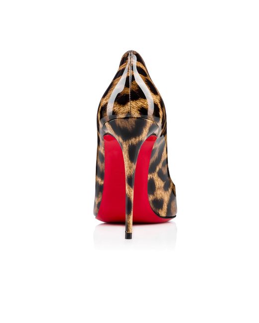 white louboutins - Christian louboutin Doracora Leopard-Print Patent Leather Pumps in ...