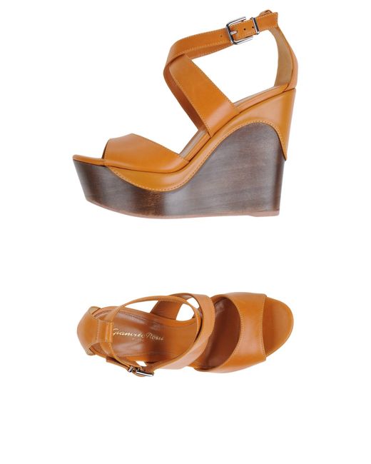 gianvito rossi orange heels