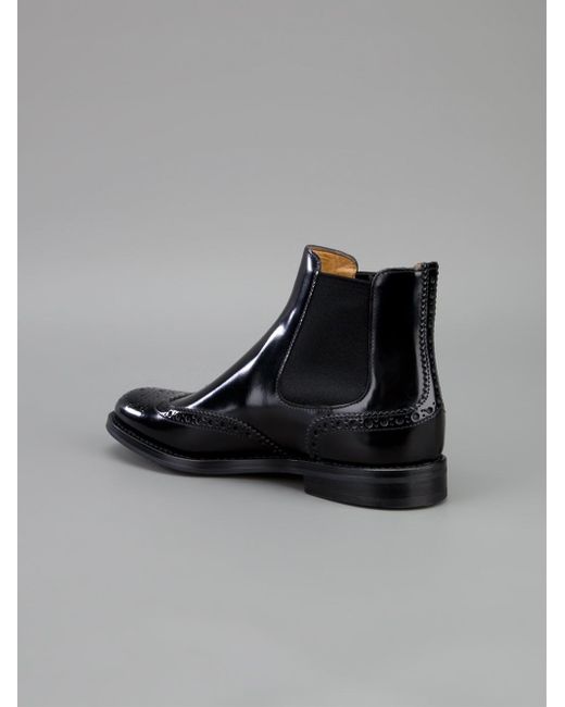church's black chelsea boots