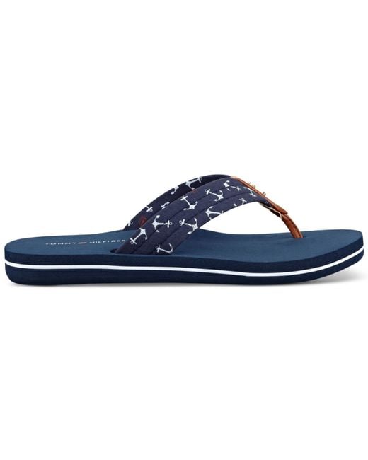 tommy hilfiger flip flop sandals