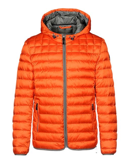 Napapijri Short Jacket in Orange for Men | Lyst