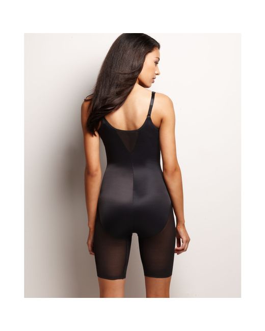 Miraclesuit Extra Firm Open Bust Thigh Slimming Body Shaper 2781 In Black Lyst 0692