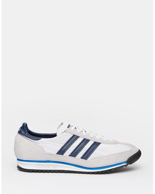 Adidas originals Sl 72 Trainers S78999 in Blue for Men (White) | Lyst