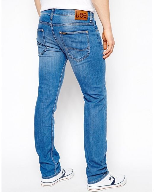 Lee jeans Jeans Powell Low Waist Slim Fit Blue Stream in Blue for Men ...