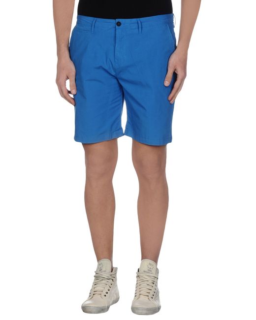 Burberry brit Bermuda Shorts in Blue for Men (Azure) | Lyst