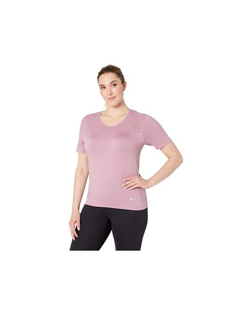 nike infinite short sleeve running top
