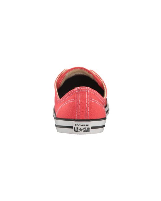 chuck taylor dainty red