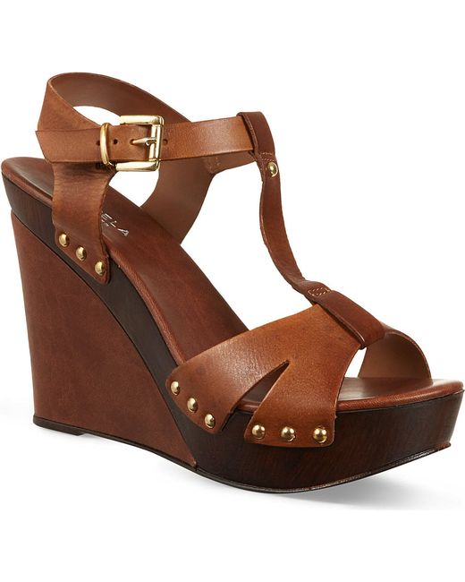 carvela black wedge sandals