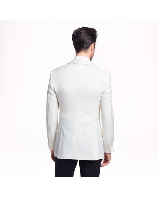 J.crew Ludlow Dinner Jacket In Italian Wool in White for Men (antique
