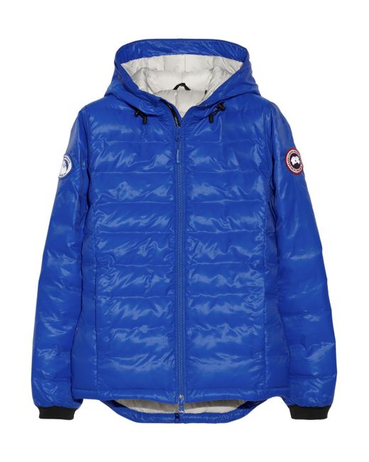 Canada goose Camp Hooded Packable Puffer Jacket in Blue - Save 25% | Lyst