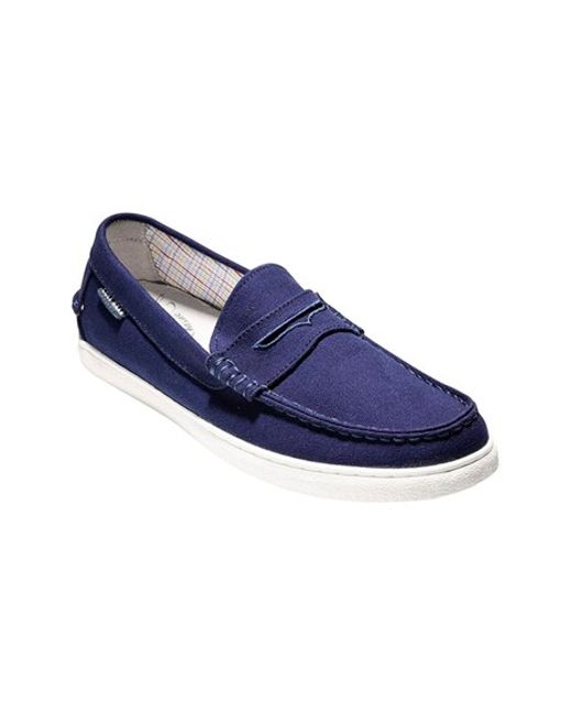 Cole haan 'pinch Weekend' Canvas Penny Loafer in Blue for Men (peacoat ...