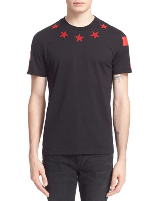 givenchy t shirt red stars