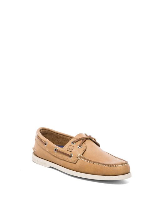 sperry top sider beige