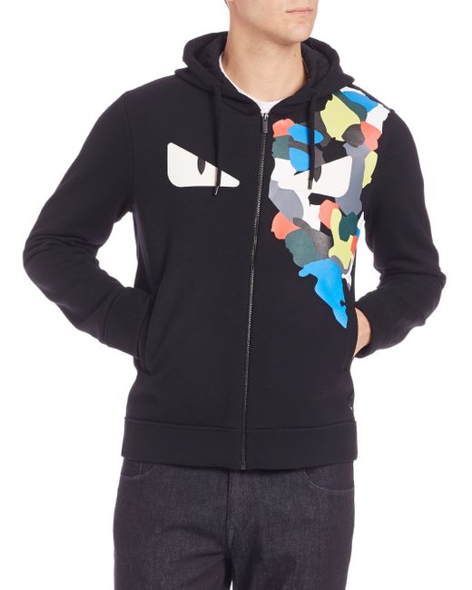 fendi monster eye hoodie
