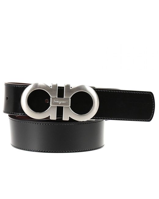 Ferragamo Reversible Belt Gift Box In Silver in Black for Men - Save 53 ...