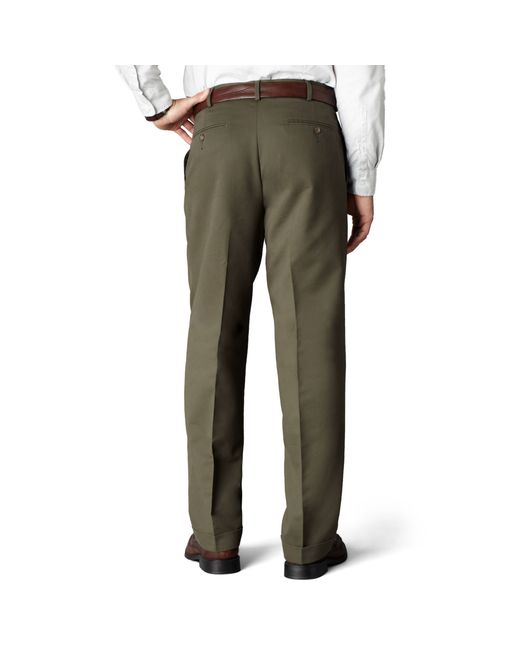 dockers relaxed fit pleated pants