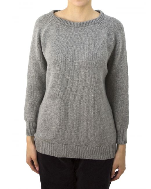 Massimo alba Grey Sweater in Gray | Lyst
