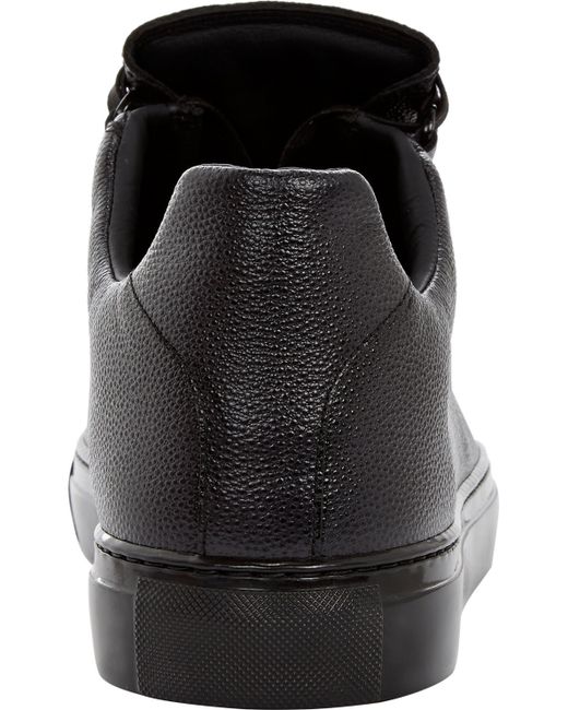 men's low top leather trainers