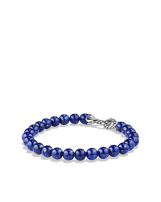 David yurman Spiritual Beads Bracelet With Lapis Lazuli in Blue (LAPIS ...