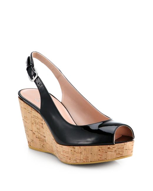 stuart weitzman denim wedge