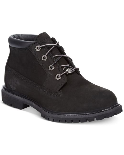 Timberland Women's Nellie Lace Up Utility Boots in Black | Lyst
