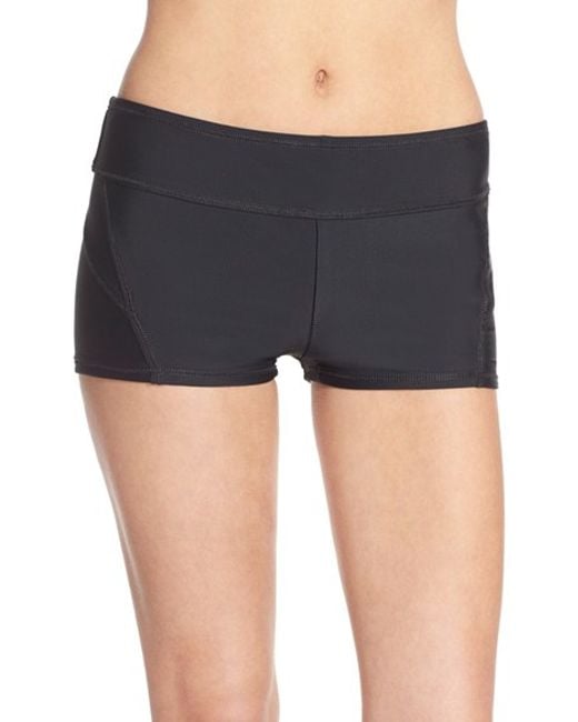 black swim bottoms