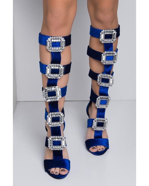 cape robbin jeweled sandals