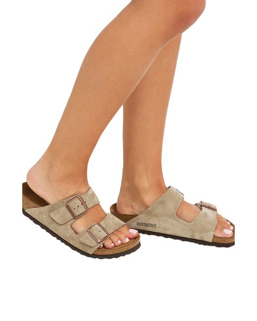 birkenstock beige suede