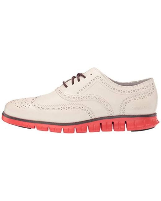 cole haan white wingtip