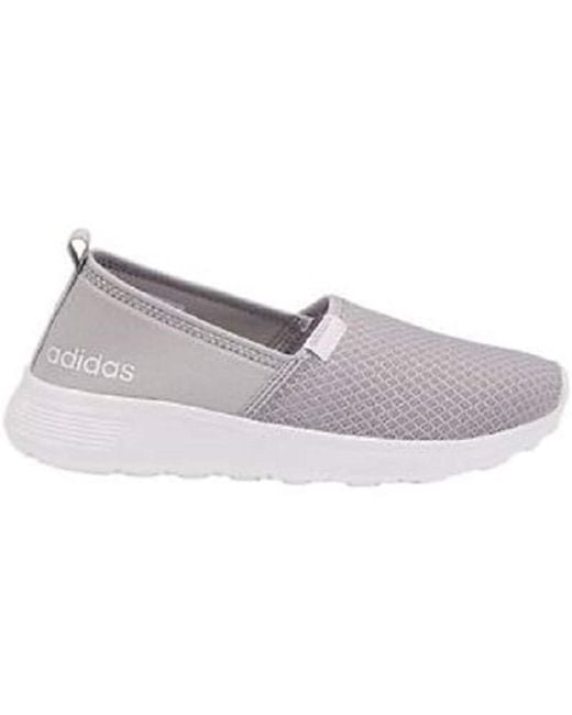 Lyst - Adidas Neo Lite Racer Slip On W Casual Sneaker in Gray - Save 5. ...